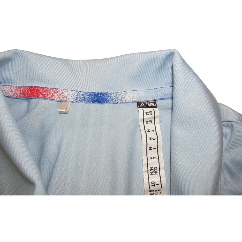 Adidas Sleeveless Golf Polo Shirt Sz M Blue Tank Pickleball Tennis Active Top - Picture 5 of 6
